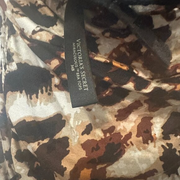 Victoria Secret Leopard Dress Miraculous Built-in Bra Size 34B - Picture 6 of 8